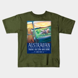 Australian Cattle Dogs - Taking the Long Way Home Since 1832 Kids T-Shirt